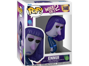 Funko Pop, Ennui figure, animated collectible, Inside Out character, Ennui – Inside Out PNG