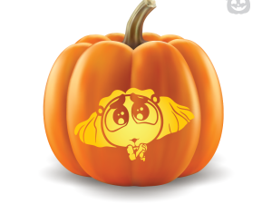 pumpkin design, Halloween decoration, cartoon character, festive art, Envy – Inside Out PNG