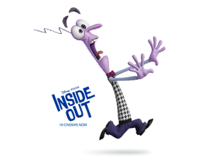 Inside Out character, animated emotion, purple character, Pixar film, Fear – Inside Out PNG