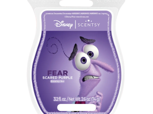 Disney Scentsy, Fear fragrance, Scentsy wax melt, Purple scent, Character-inspired aroma, Home fragrance solution, Fear – Inside Out PNG