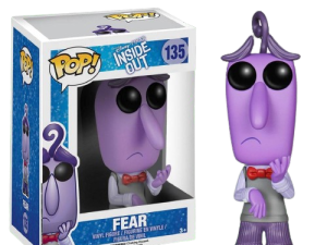 Fear Funko Pop, Inside Out character, collectible figurine, animated movie merchandise, Fear – Inside Out PNG