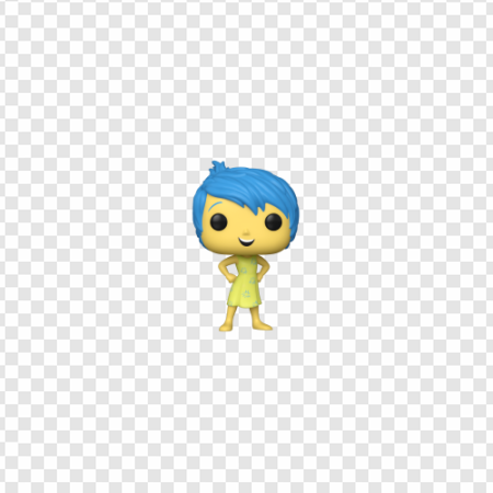 Joy character, animated figure, colorful toy, emotion representation, Joy – Inside Out PNG