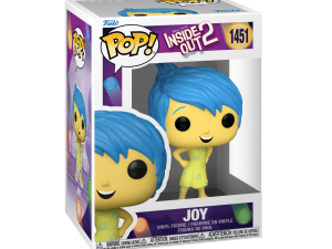 Funko Pop, Inside Out Joy, collectible figure, animated character, Joy – Inside Out PNG