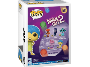 Funko Pop, Inside Out 2, collectible figures, animated characters, Joy – Inside Out PNG