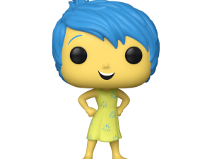 Funko Pop, animated character, bright colors, collectible figurine, Joy – Inside Out PNG