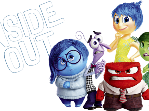 Inside Out characters, animated emotions, Pixar film, emotional journey, Inside Out PNG