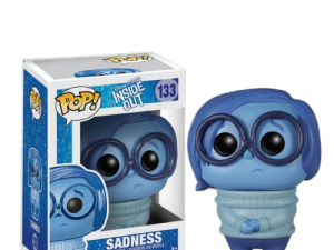 Funko Pop figure, Inside Out character, Sadness collectible, animated toy, Sadness – Inside Out PNG