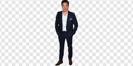 man in suit, formal attire, business fashion, professional look, John Barrowman PNG