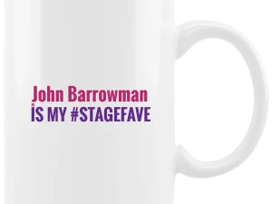 John Barrowman mug, stage favorite merchandise, theater fan gift, actor appreciation cup, John Barrowman PNG