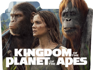 Kingdom of the Planet of the Apes, science fiction film, ape characters, cinematic adventure, Kingdom of the Planet Apes PNG