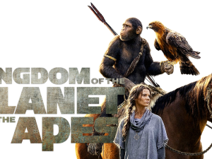 planet of the apes, movie poster, science fiction, adventure film, Kingdom of the Planet Apes PNG