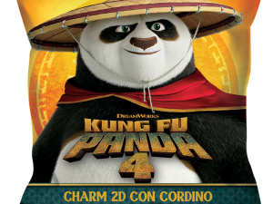 Kung Fu Panda 4, collectible charm, animated character merchandise, family-friendly toys, Kung Fu Panda PNG