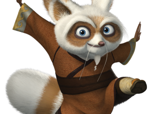 animated character, martial arts, playful animal, cartoon fox, Kung Fu Panda PNG