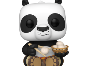 panda figure, cute plush toy, collectible figurine, Asian cuisine theme, Kung Fu Panda PNG