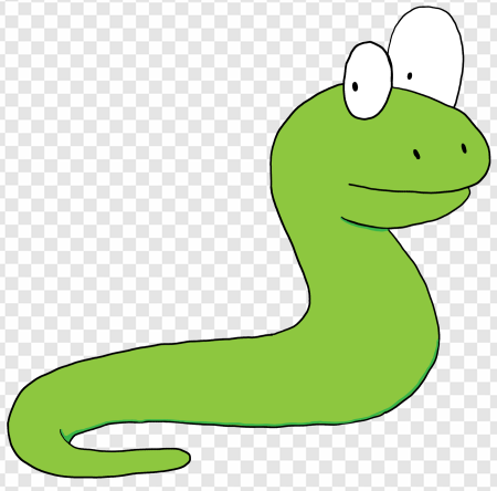 cartoon snake, green serpent, animated reptile, playful creature, Master Viper PNG