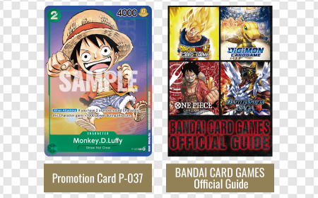 One Piece trading card, Monkey D. Luffy, Bandai card game, promotional card, One Piece Card Games PNG