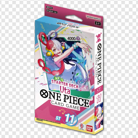 One Piece card game, Uta starter deck, collectible trading cards, anime card games, One Piece Card Games PNG