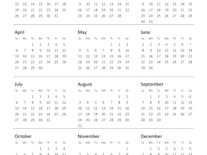 Calendar Overview 2025, Yearly Planner, Monthly Schedule, Time Management Tool, Calendar 2025 PNG