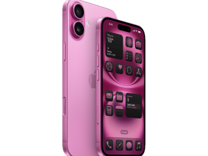 smartphone, mobile device, pink phone, modern technology, iPhone 16 PNG