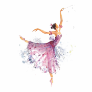 Балетный танцор PNG -файл