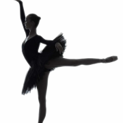 Балетный танцор прозрачный
