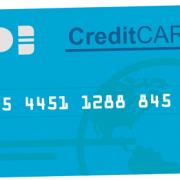Gambar png kartu kredit biru