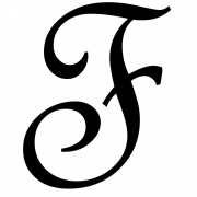 F Letter png clipart