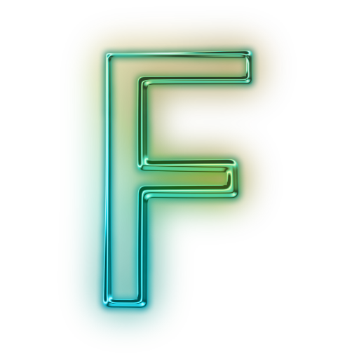 F Letter PNG File Download grátis