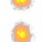 Bola de fuego transparente