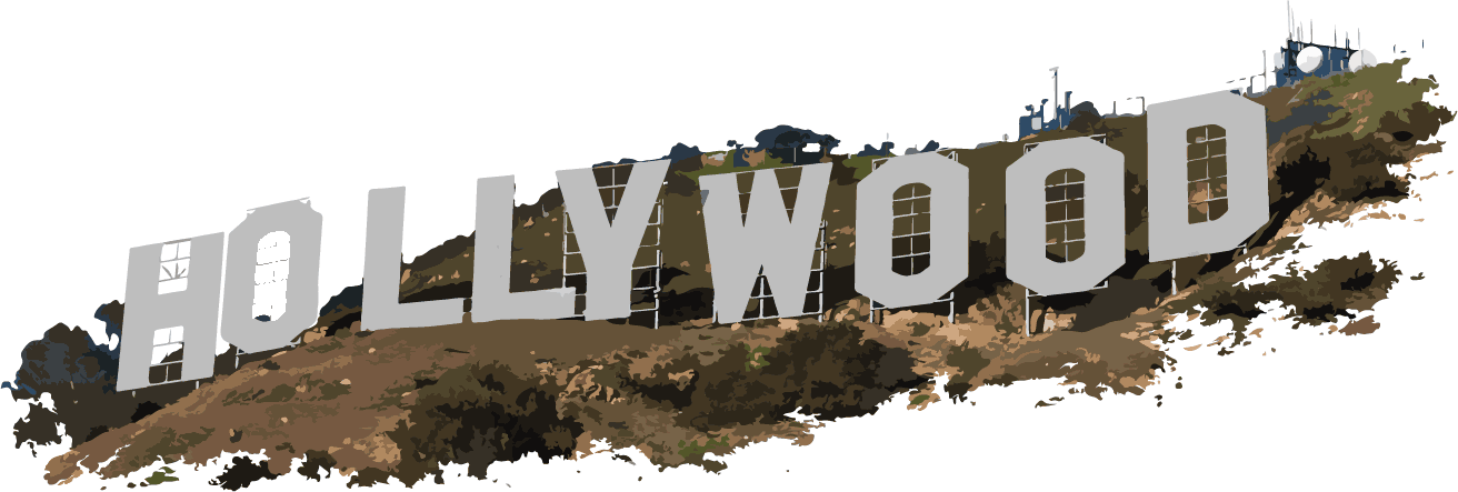 Hollywood -Zeichen PNG Clipart