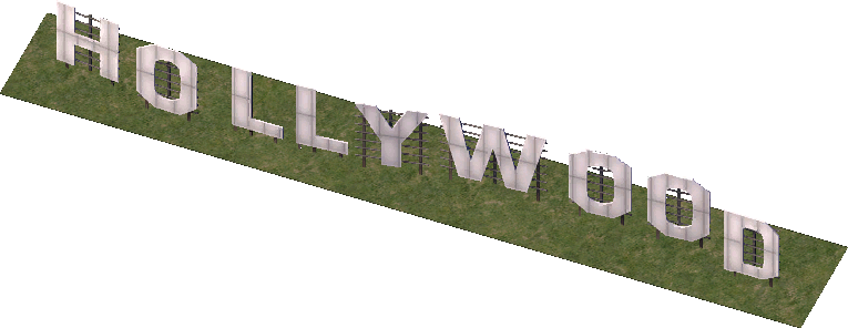 Hollywood Zeichen PNG Bild