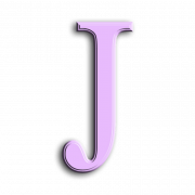 J Letter PNG Descargar Imagen