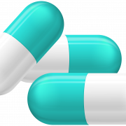 Pílulas de medicamento fundo transparente