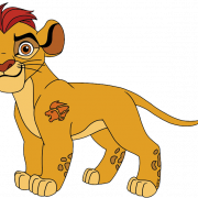 A foto do leão rei png