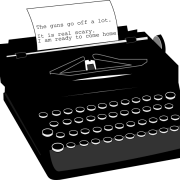 Imagen de alta calidad PNG de máquina de escribir PNG