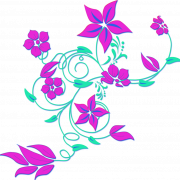 Arquivo PNG de flor abstrato