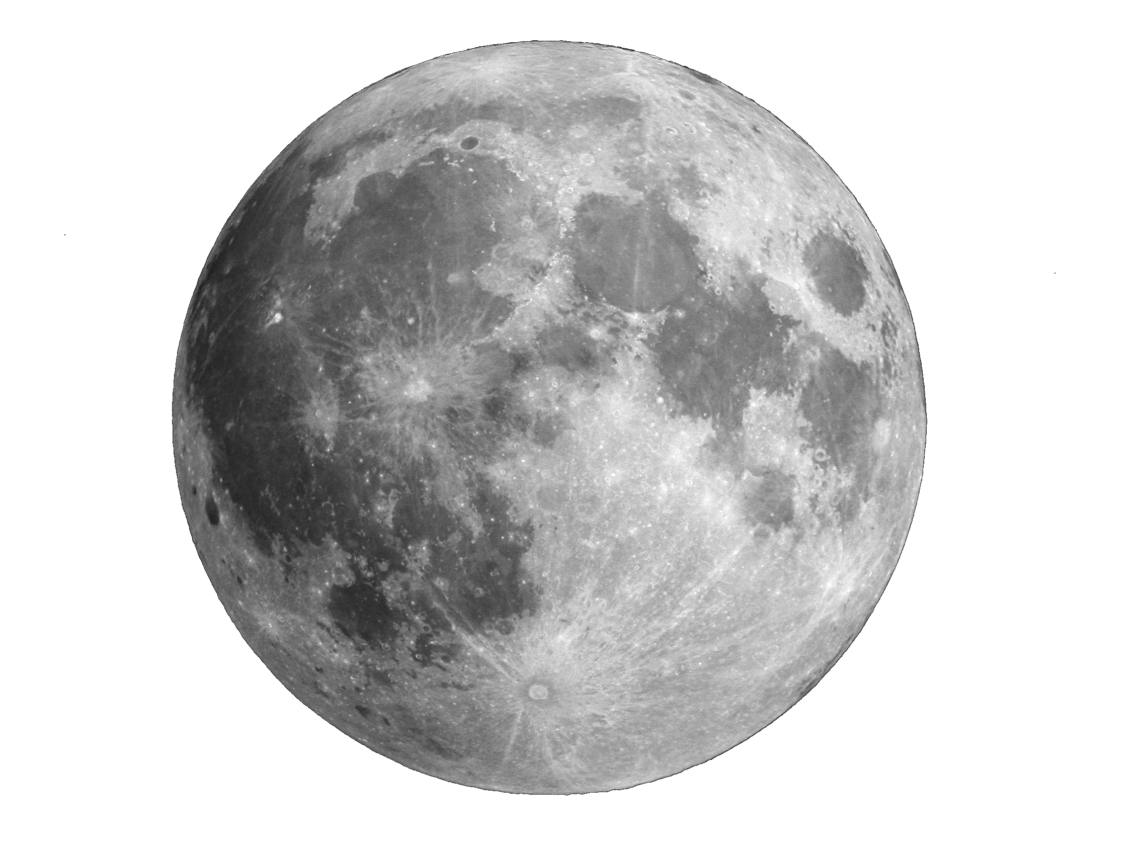 PNG transparente da lua