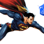 Superman Flying PNG