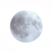 Прозрачная белая луна PNG