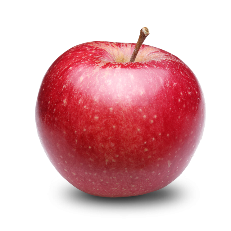 ผลไม้แอปเปิ้ลโปร่งใส