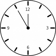 Uhr transparent