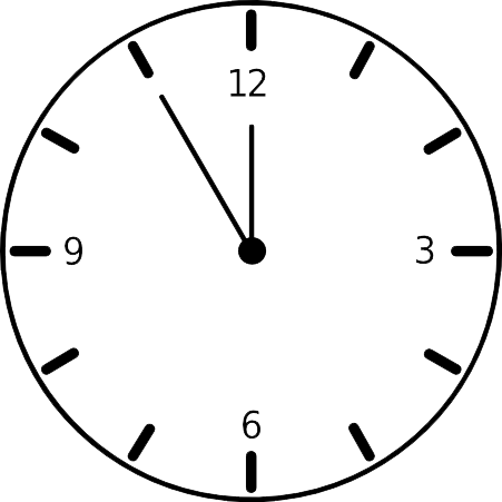 Uhr transparent