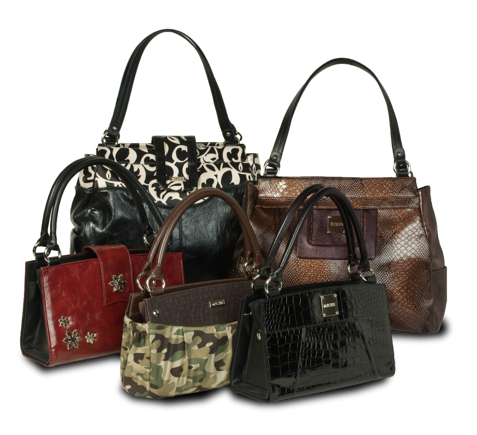 1Set/4Pcs Women Leather Handbag Lady Shoulder Bags Tote Satchel Purse Card  Holde | eBay