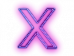 X Alphabet PNG