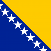 Bosnia и Herzegovina flag png clipart