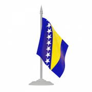 Босния и Герцеговина Флаг PNG Изображение