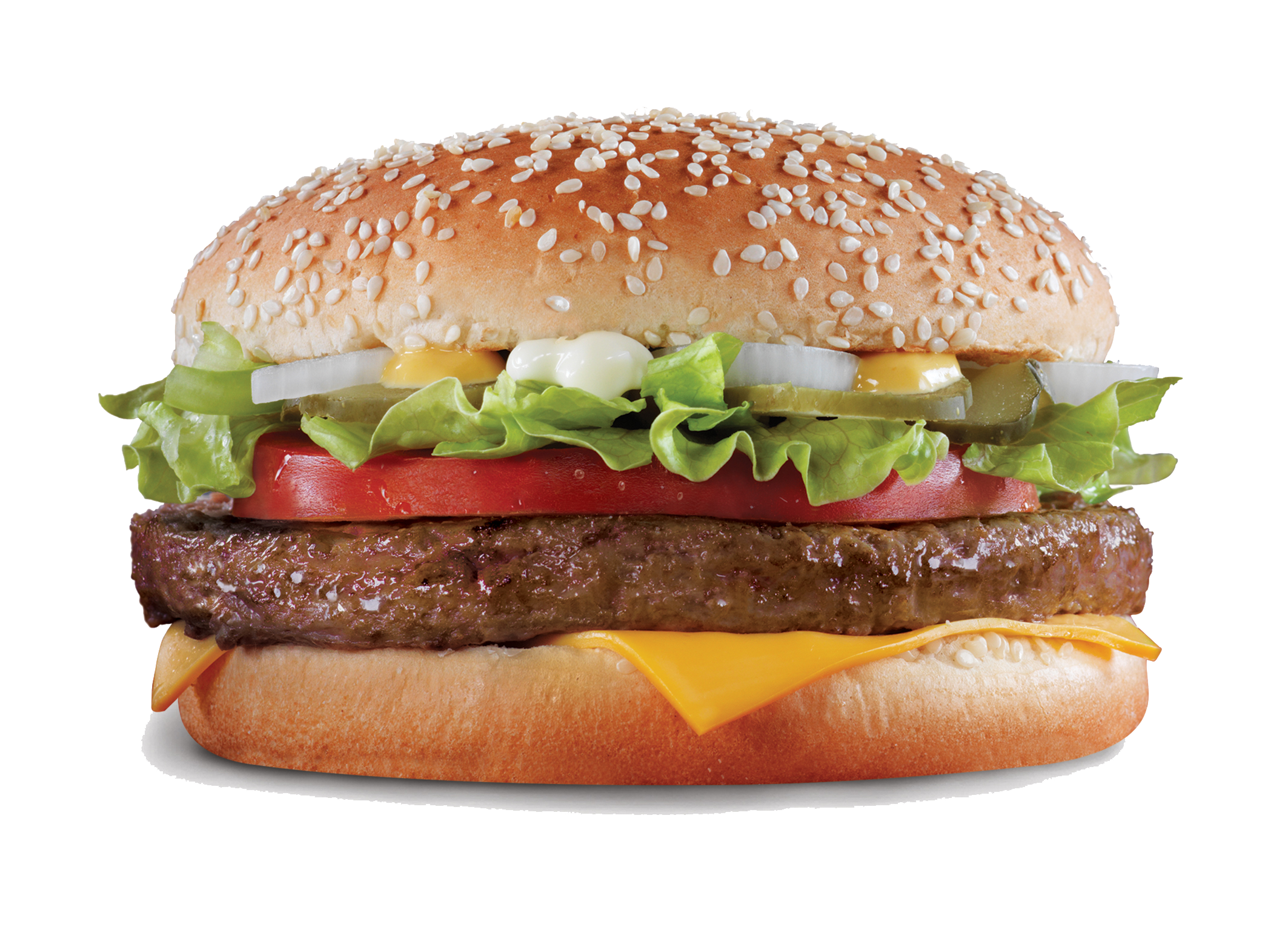 transparent background with burgers