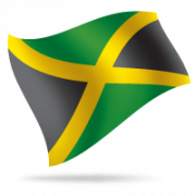 Bandera de Jamaica Transparente
