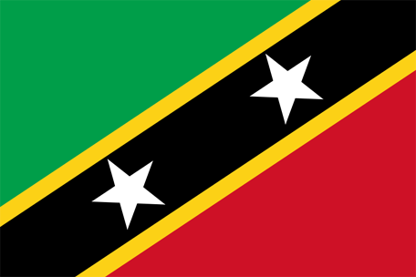 Saint Kitts e Nevis Flag PNG Image