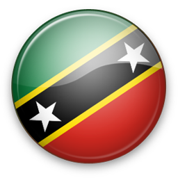 Святой Китс и Невис Флаг прозрачный